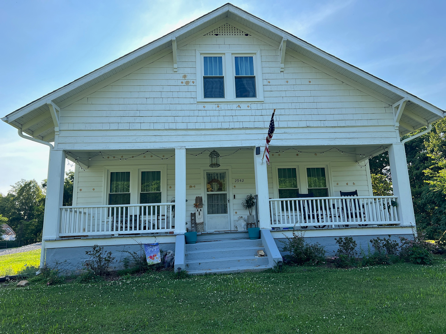 Before: Front of Farmhouse